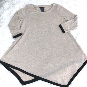 CHELSEA AND THEODORE asymmetrical top s Small